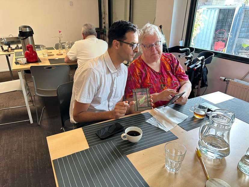 Vooraf koffie en ontmoeting